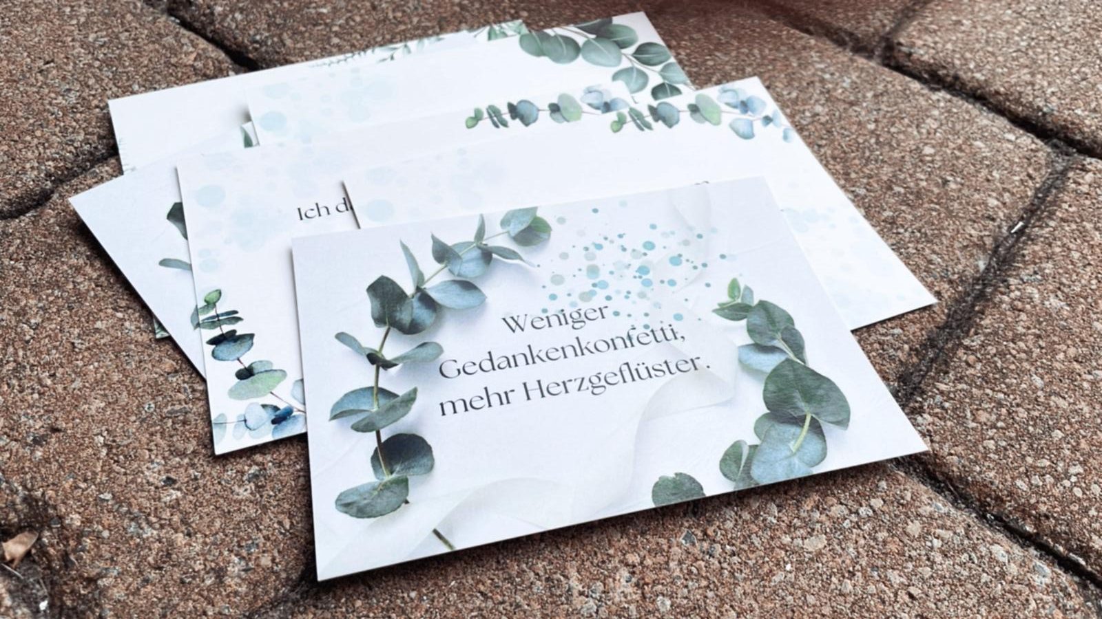 Postkarten-Set "Gedanken-Konfetti" โ Bild 4