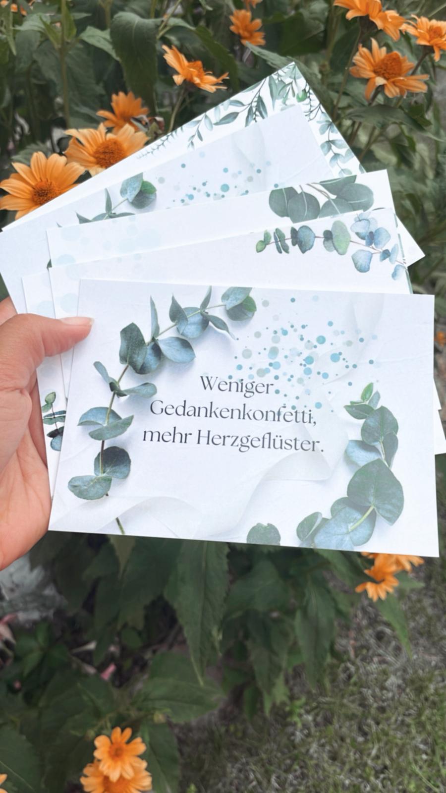 Postkarten-Set "Gedanken-Konfetti" โ Bild 2